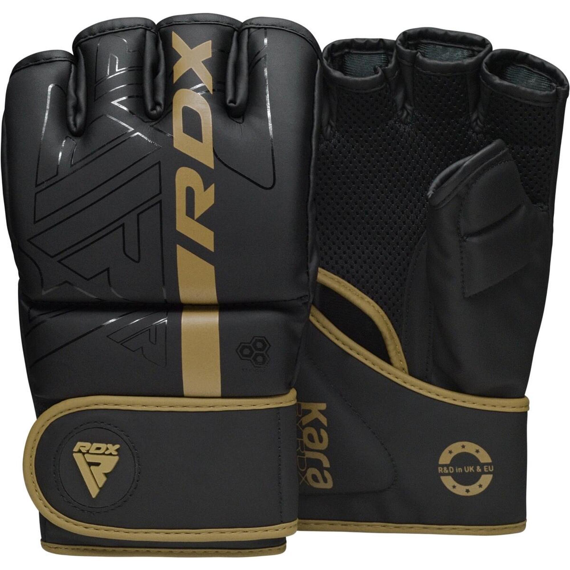 Rdx Sports - Gants De Mma F6 Kara - Mitaines De Combat - Jaune|noir - 48 Xl - Decathlon