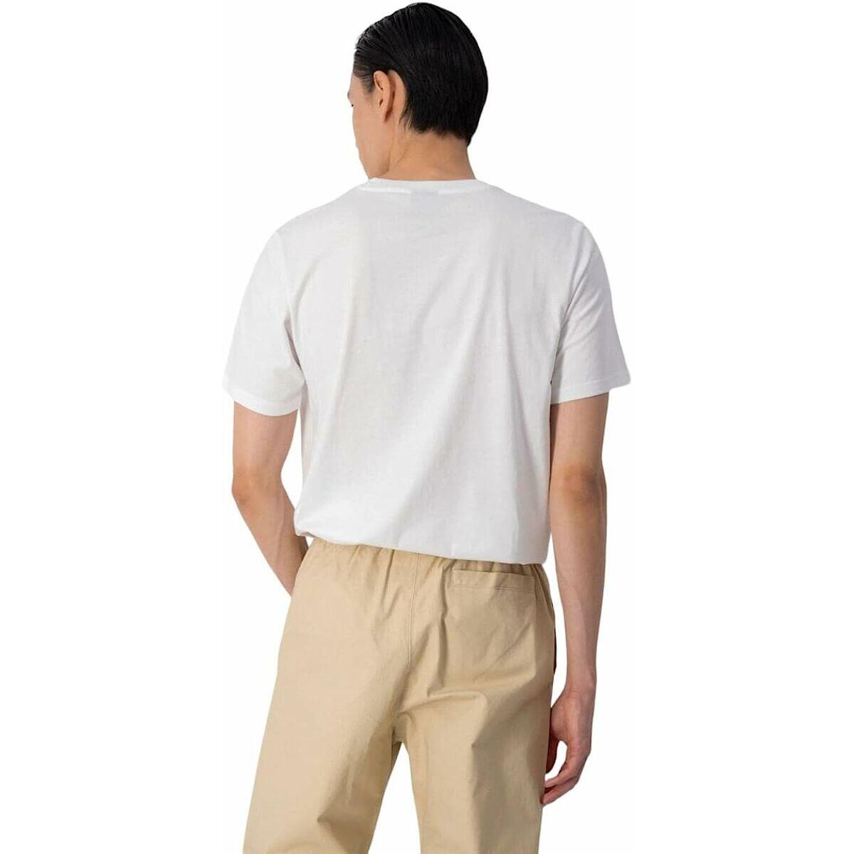 Heren-T-Shirt met Korte Mouwen Champion Crewneck Wit 5/5
