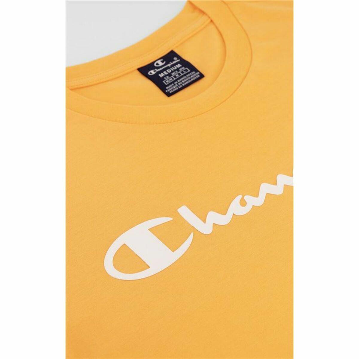 Shirt Champion Crewneck Geel 5/5
