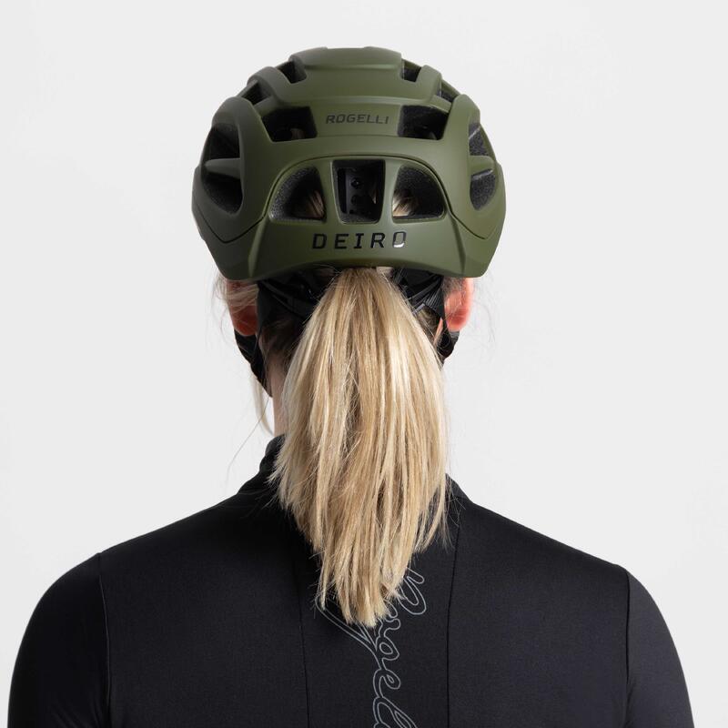 Wielrenhelm Fietshelm Volwassenen Groen Deiro