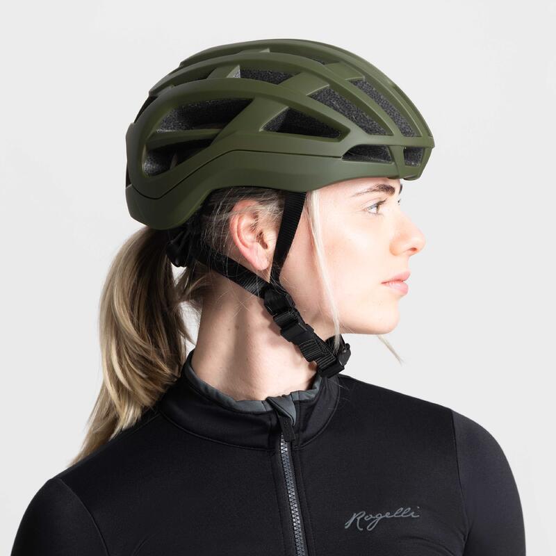 Wielrenhelm Fietshelm Volwassenen Groen Deiro