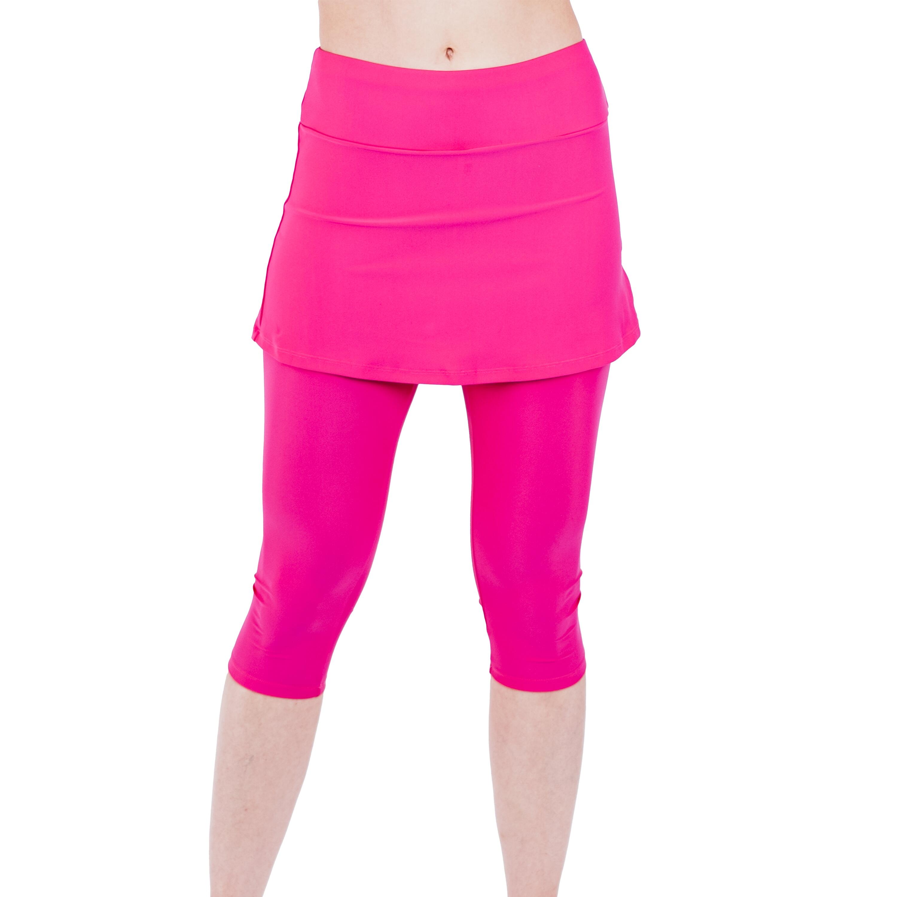 Women's Chlorine Resistant Skirted Swim Capris