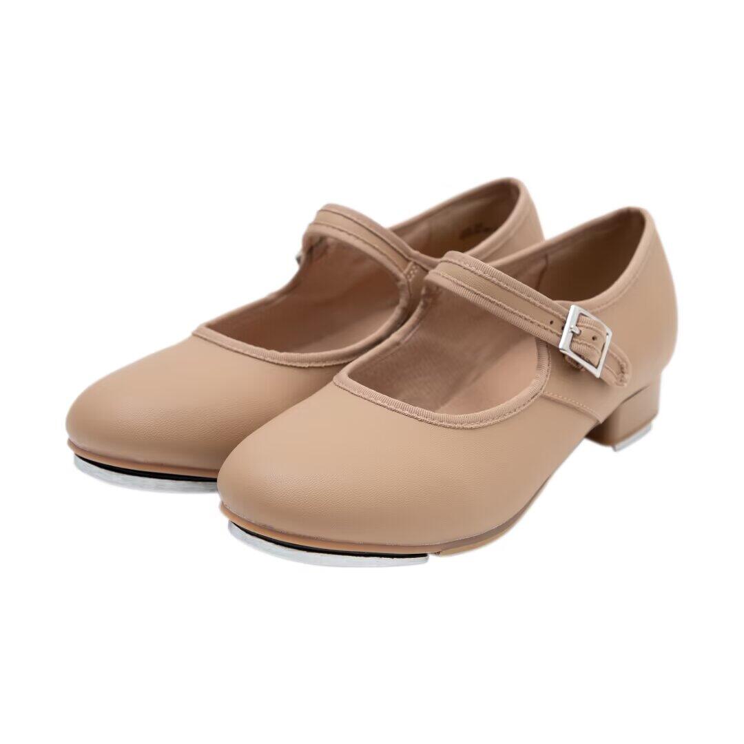 PU Leather Easy Strap Tap Shoe Dance Shoes