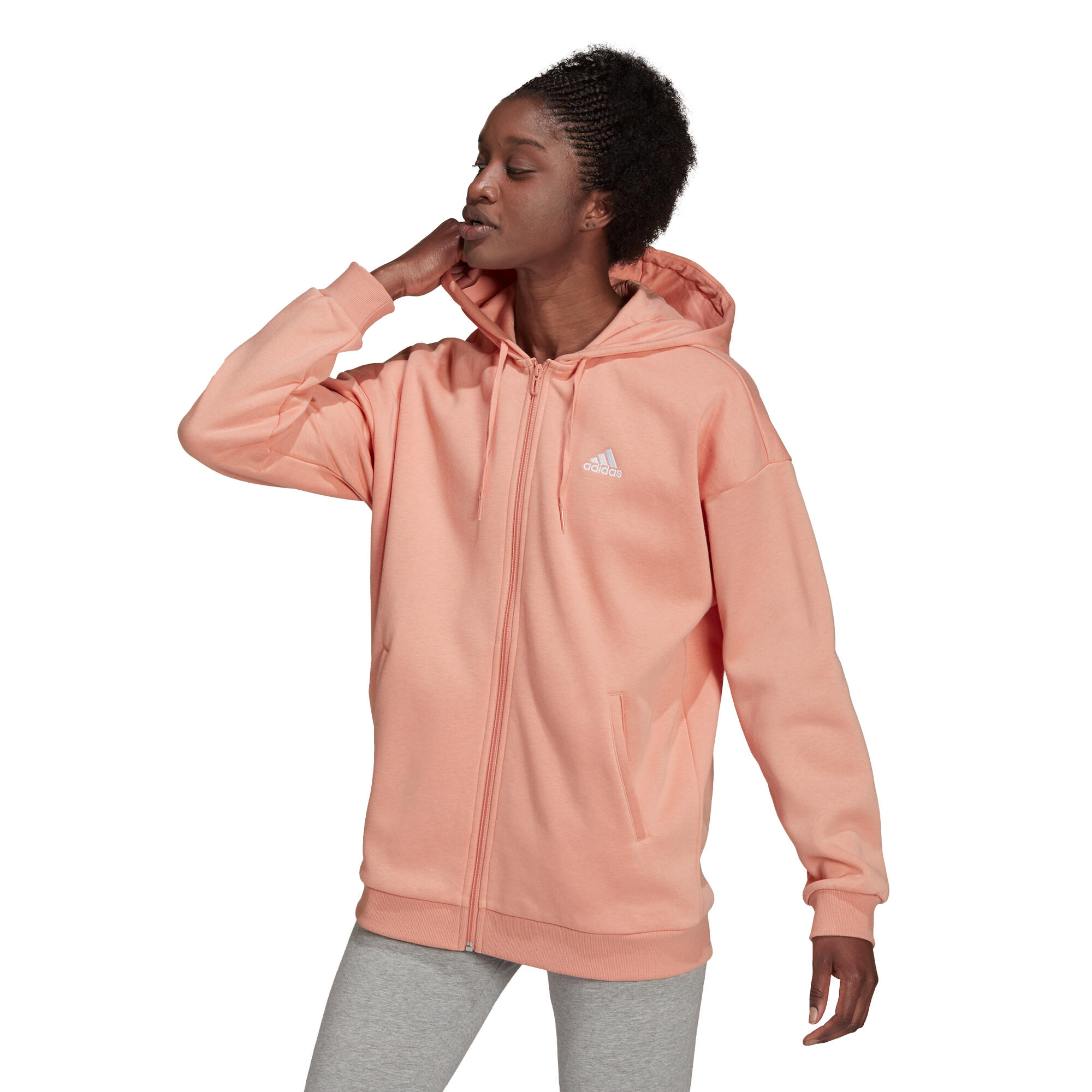 Veste femme adidas Essentials Small Logo Full-Zip 3/5