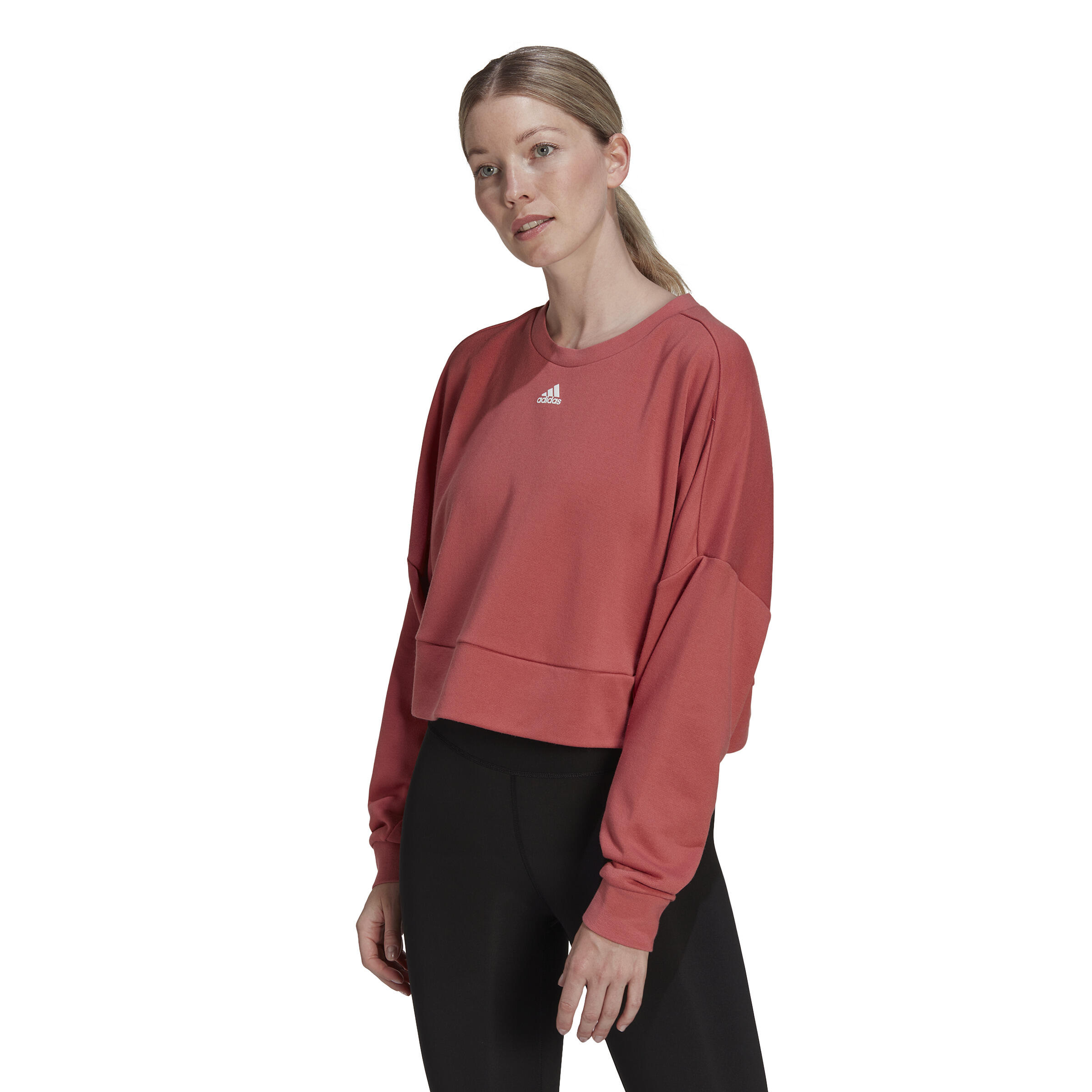 Trainingspullover Studio Loose Damen ADIDAS 3/5