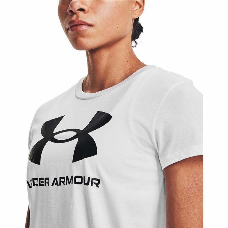 Camiseta de Manga Corta Mujer Under Armour Sportstyle Blanco