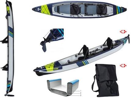 Kayak gonflable Breeze Full HP2 Pro suréquipé.