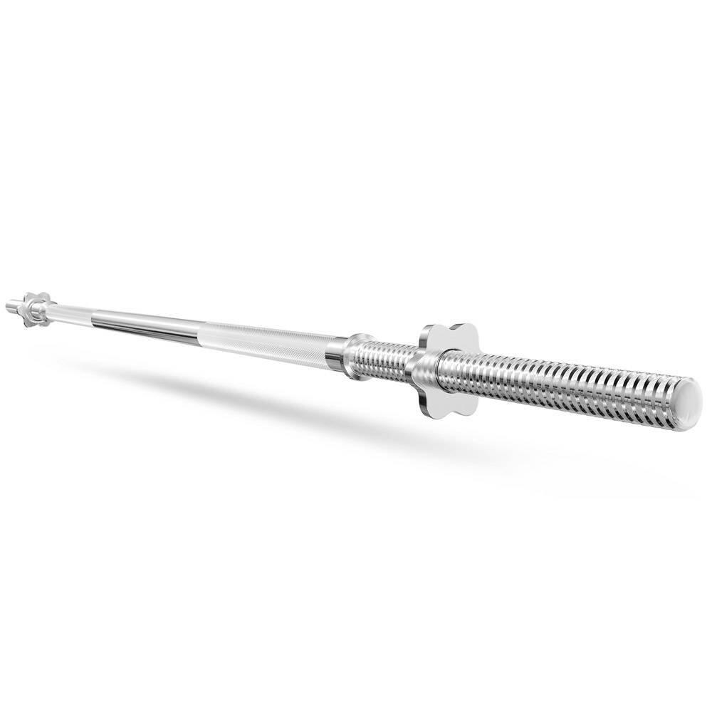 MARBO SPORT verstärkte Langhantelstange mit Sternverschlüsse 30 mm 167 cm