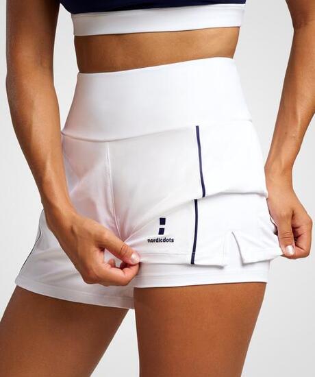 Frauen Tennis/Padel Elegance Shorts Weiß