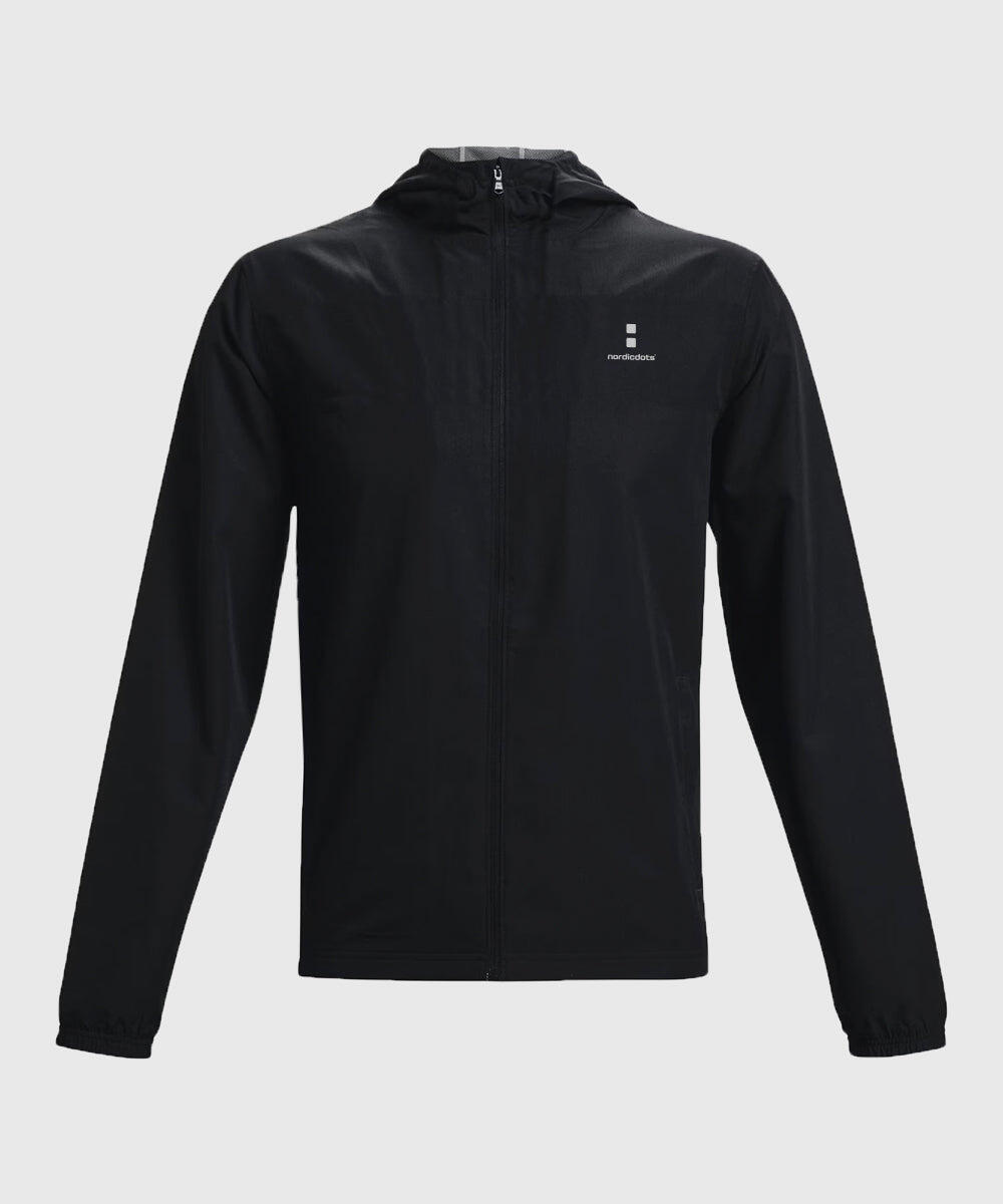 NORDICDOTS Men's Windbreaker Tennis/Padel Black