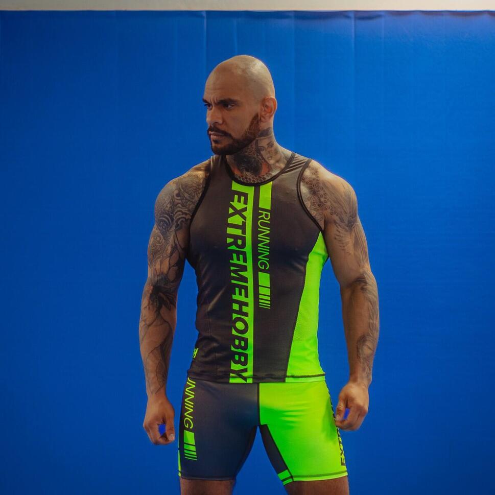 Legginsy krótkie do biegania męskie EXTREME HOBBY 1/3 DRAFT