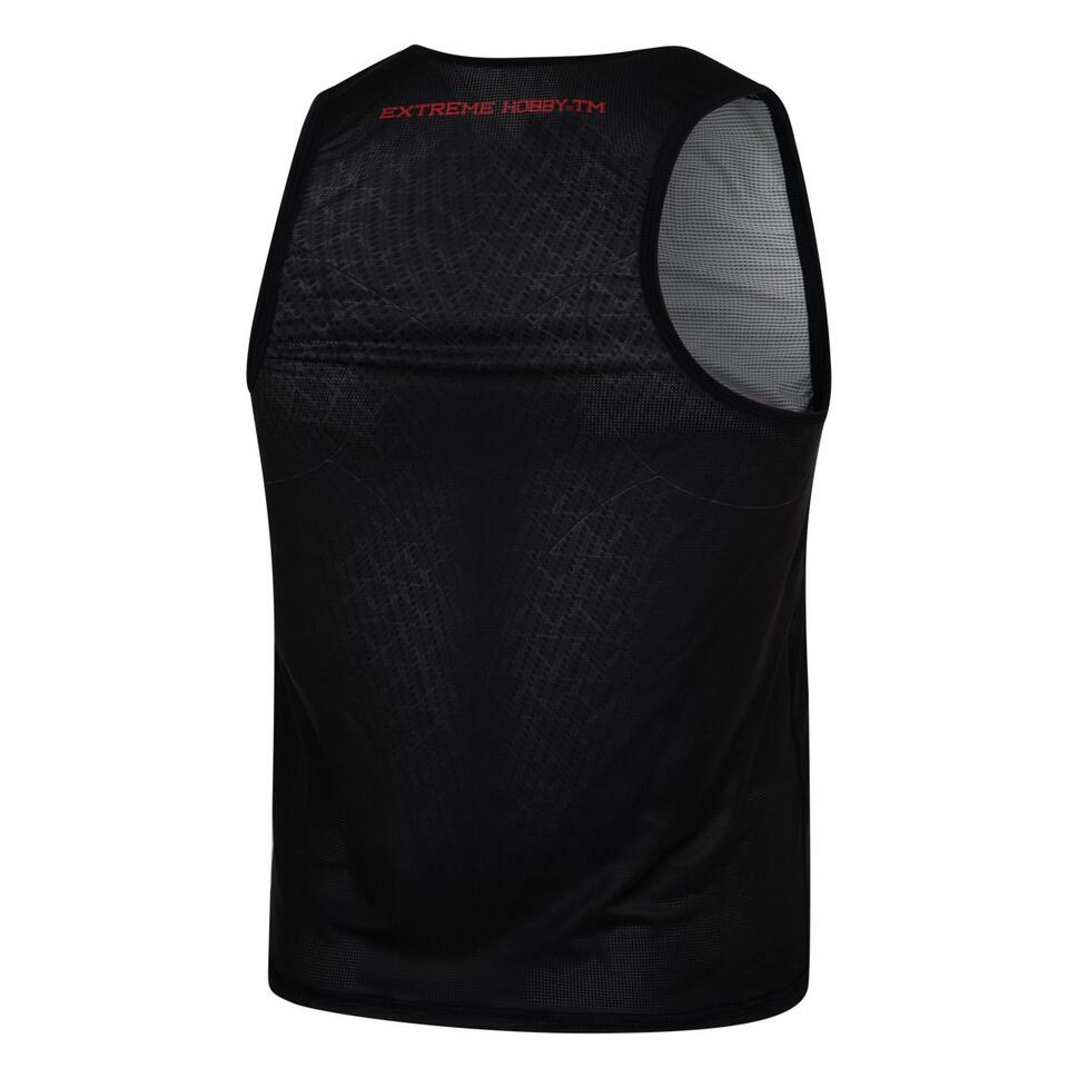 Koszulka sportowa bez rękawów męska Tank top EXTREME HOBBY BLACK ARMOUR