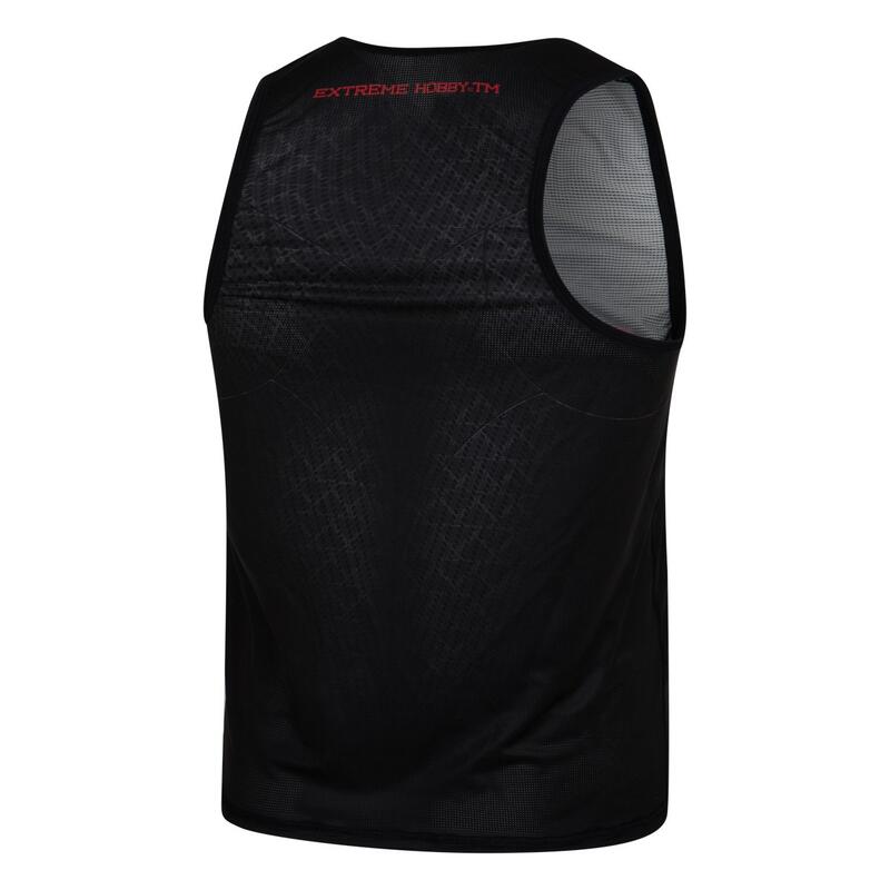 Koszulka sportowa bez rękawów męska Tank top EXTREME HOBBY BLACK ARMOUR