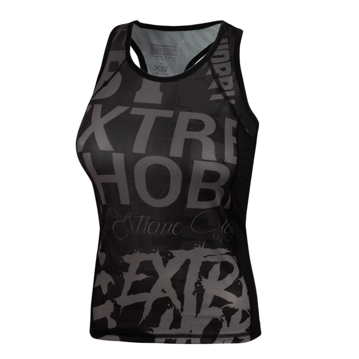 Extreme Hobby - Débardeur De Sport Pour Femme Extreme Hobby Letters - T-shirt Sans Manche - Noir - 44 L - Decathlon