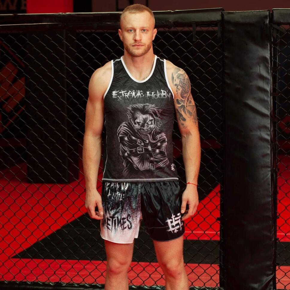 Koszulka sportowa bez rękawów męska Tank top EXTREME HOBBY PSYCHO CLOWN