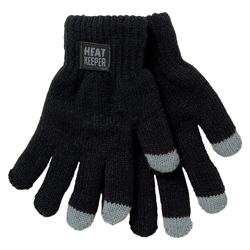 Heat Keeper - Heatkeeper - Gants Thermiques Enfants Avec I-touch - Noir - 2 Paires - Gants - Noir - 5 À 6 Ans - Decathlon