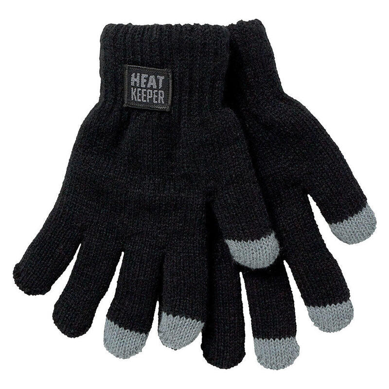 Heatkeeper - Gants thermiques enfants avec I-touch - Noir - 2 paires