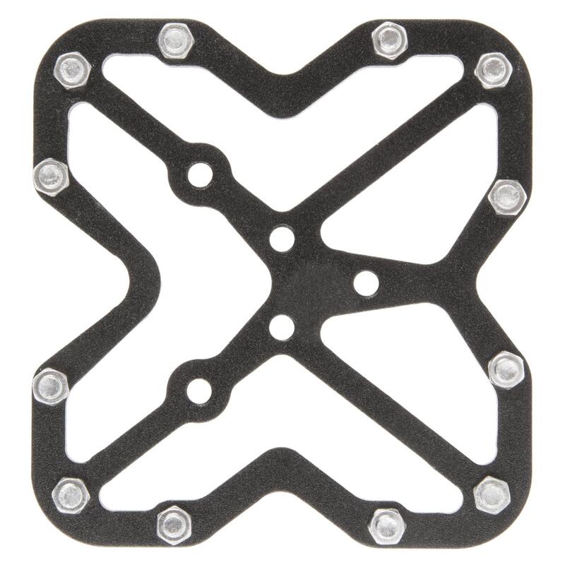 M-Wave plate-forme pour SPD et look click pedals noir 2 pièces