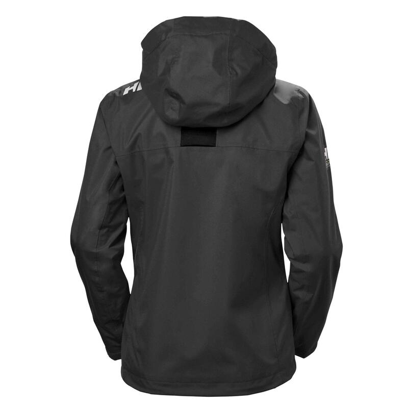 Jachetă Helly Hansen Crew Midlayer femei neagră