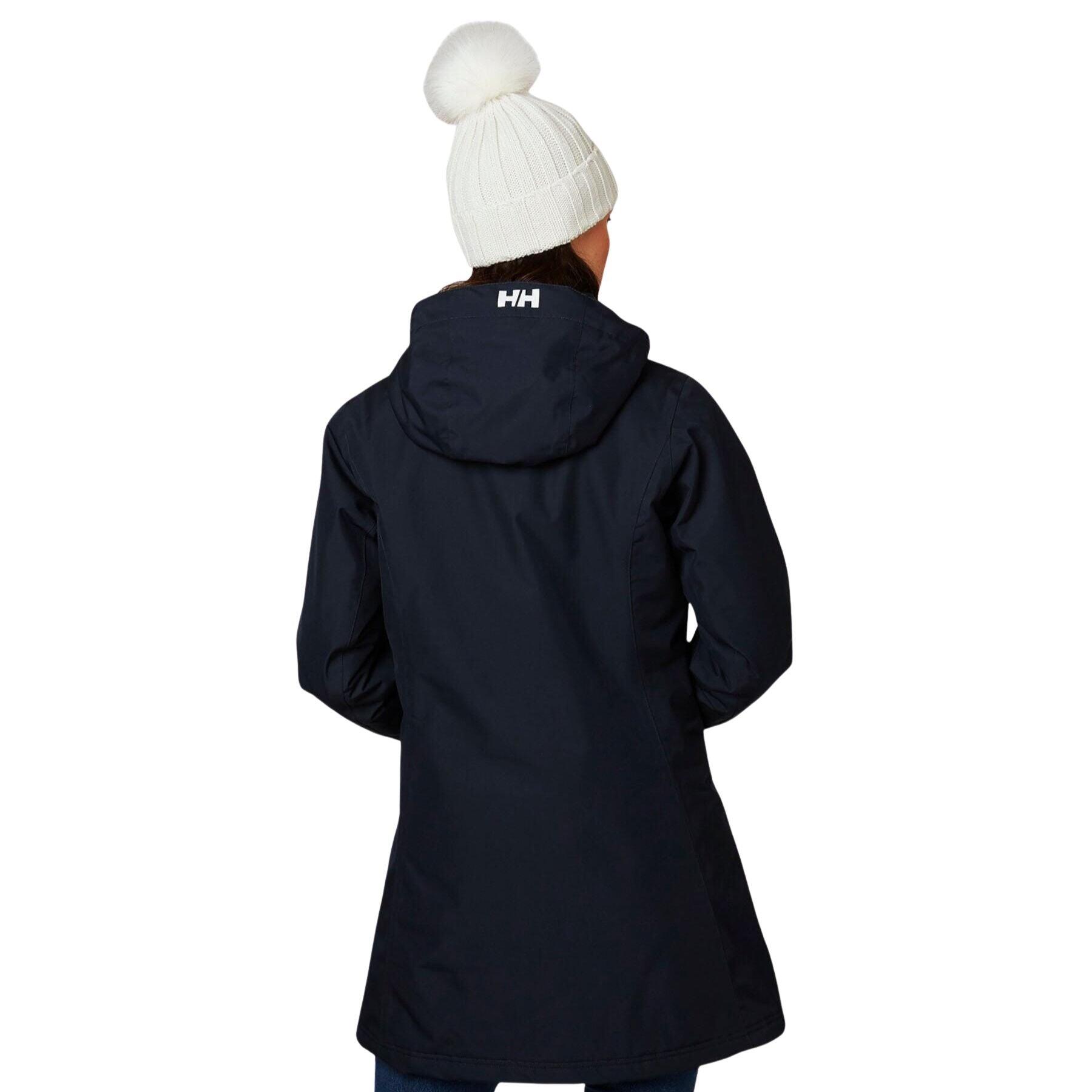 Chaqueta impermeable mujer Helly Hansen long belfast winter 2/4