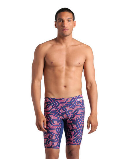Arena Escape Jammer - Marineblauw / Rood / Wit / Blauw