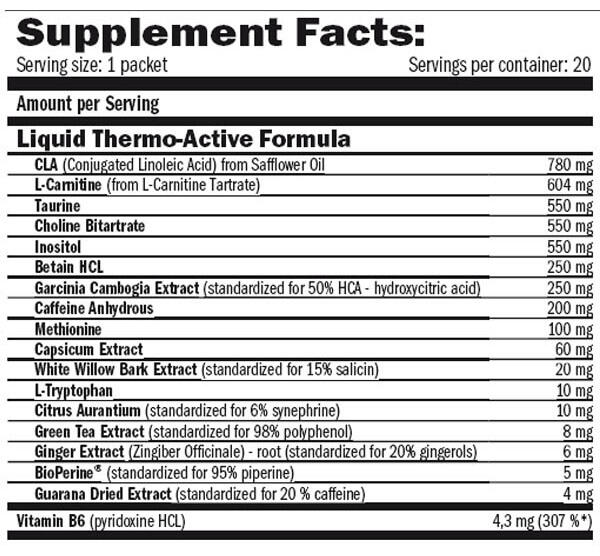 Lipolean men-cut - 20 packets de Amix Muscle Core 2/4