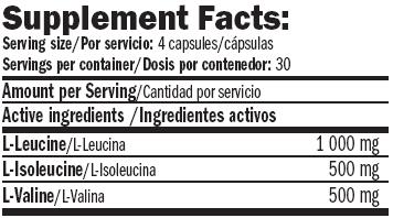 Bcaa xt - 120 cápsulas de Amix Nutrition 2/4