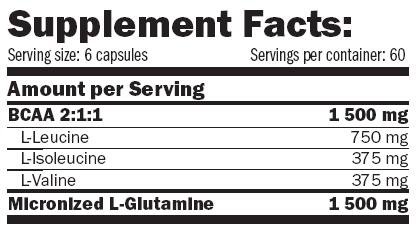 Glutammina + BCAA - 360 Capsule Amix Nutrition 2/4