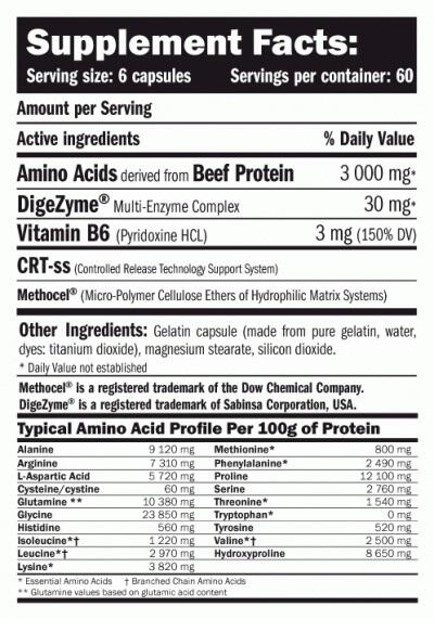 Amix BEEF Extra Amino 360 caps 2/4
