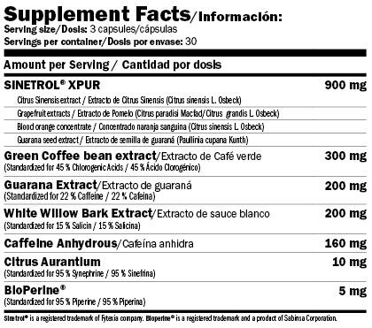 Thermo XTR Fat Burner - 90 capsules de Amix Nutrition 2/4