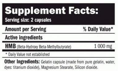 HMB 500mg - 120 Cápsulas Amix Nutrition 2/3