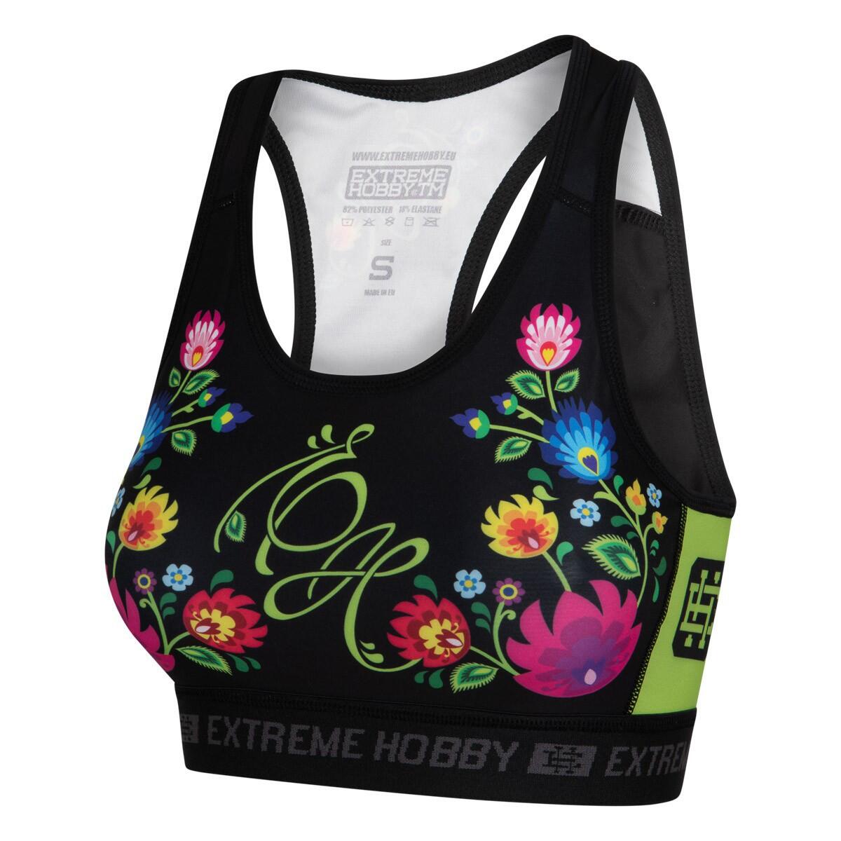 Extreme Hobby - Brassière De Sport Fitness Gym Mma Extreme Hobby Folk - Brassière - Noir - 48 Xl - Decathlon