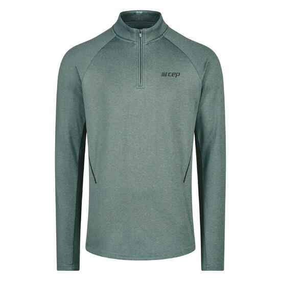 Bluzka do biegania zimowa z długim rękawem CEP męska