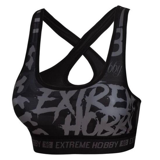 Reggiseno sportivo Fitness Gym MMA EXTREME HOBBY LETTERS