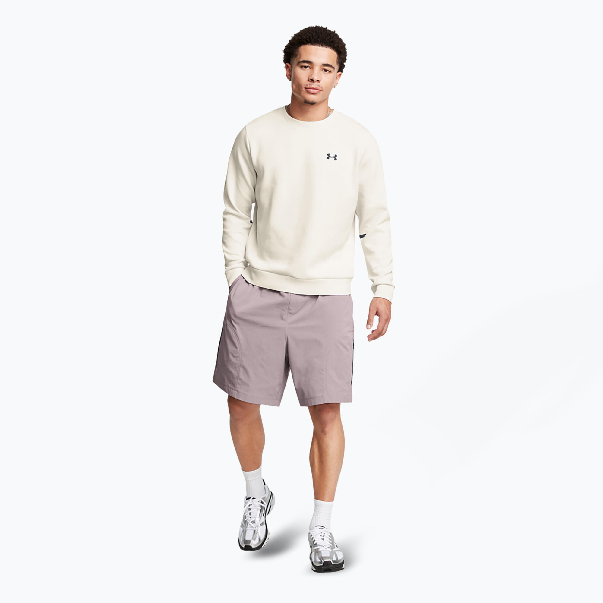 Mens Unstoppable Sweatshirt (White/Black) 2/4