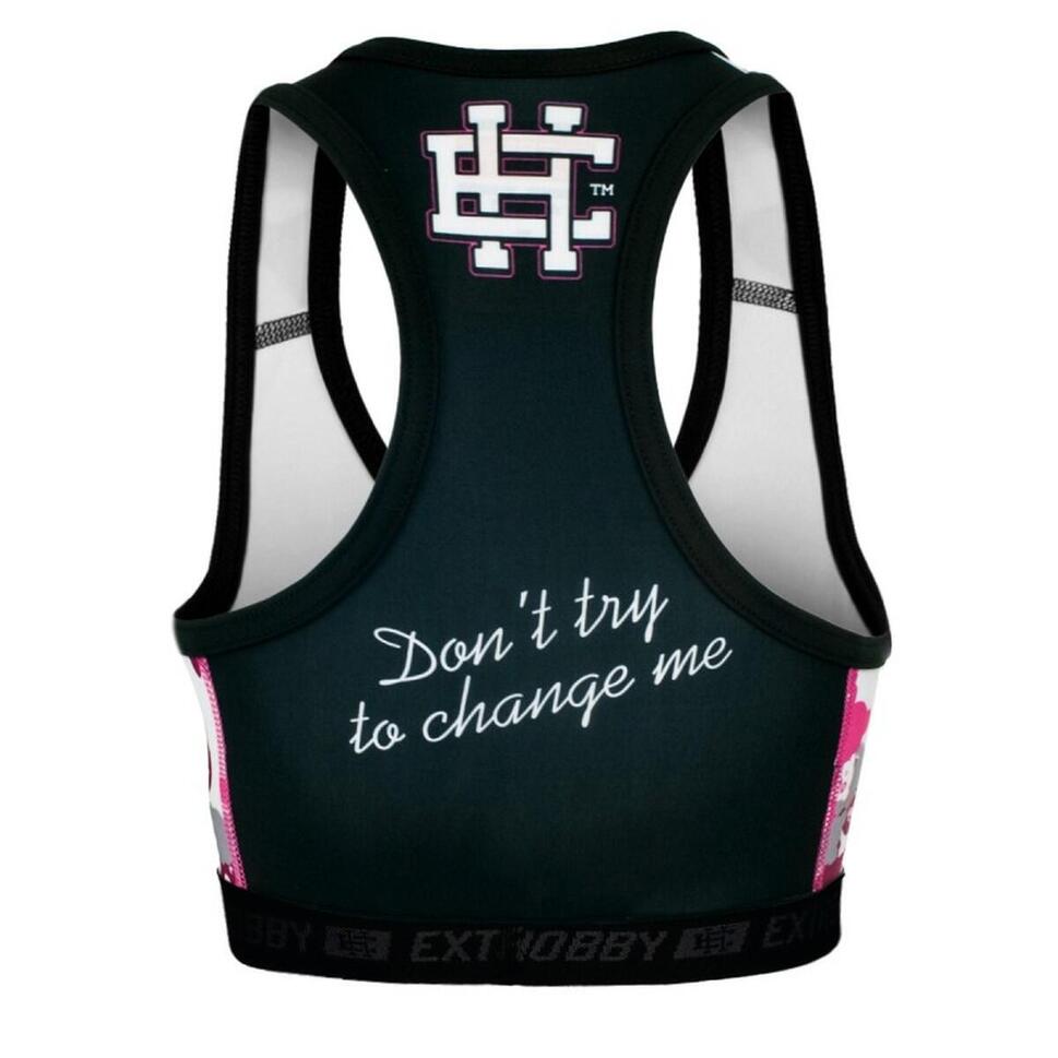 Stanik sportowy fitness siłownia MMA EXTREME HOBBY PINK TEDDY BEAR