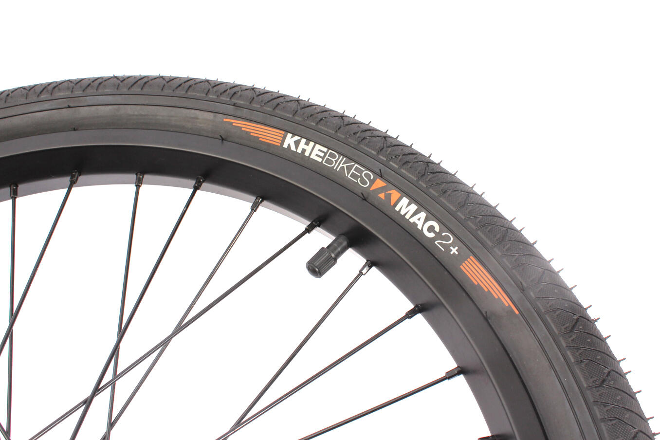 Conjunto de rodas BMX incl. pneus KHE MAC2 20 polegadas 14mm / 10mm S/B 3/7