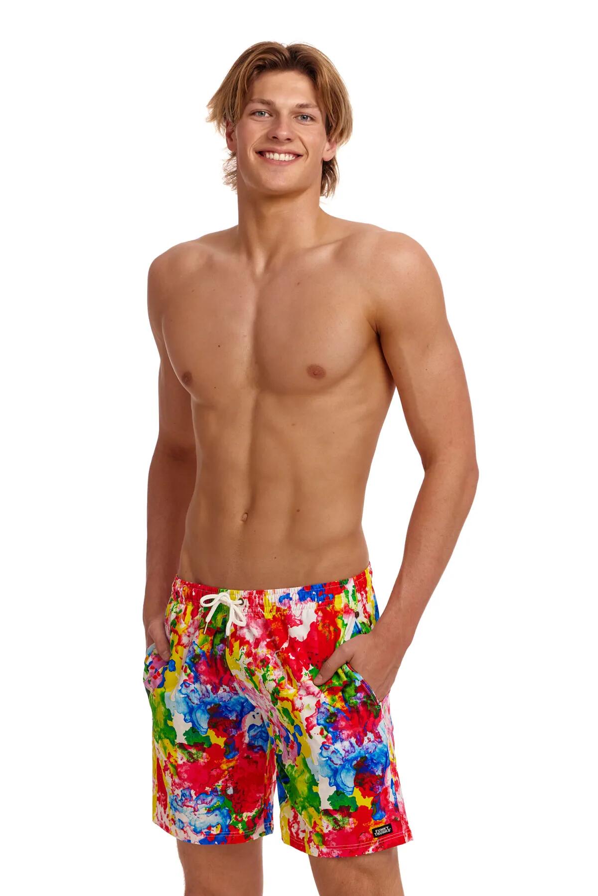 Szorty kąpielowe męskie Funky Trunks Ink Jet Shorts 4/6