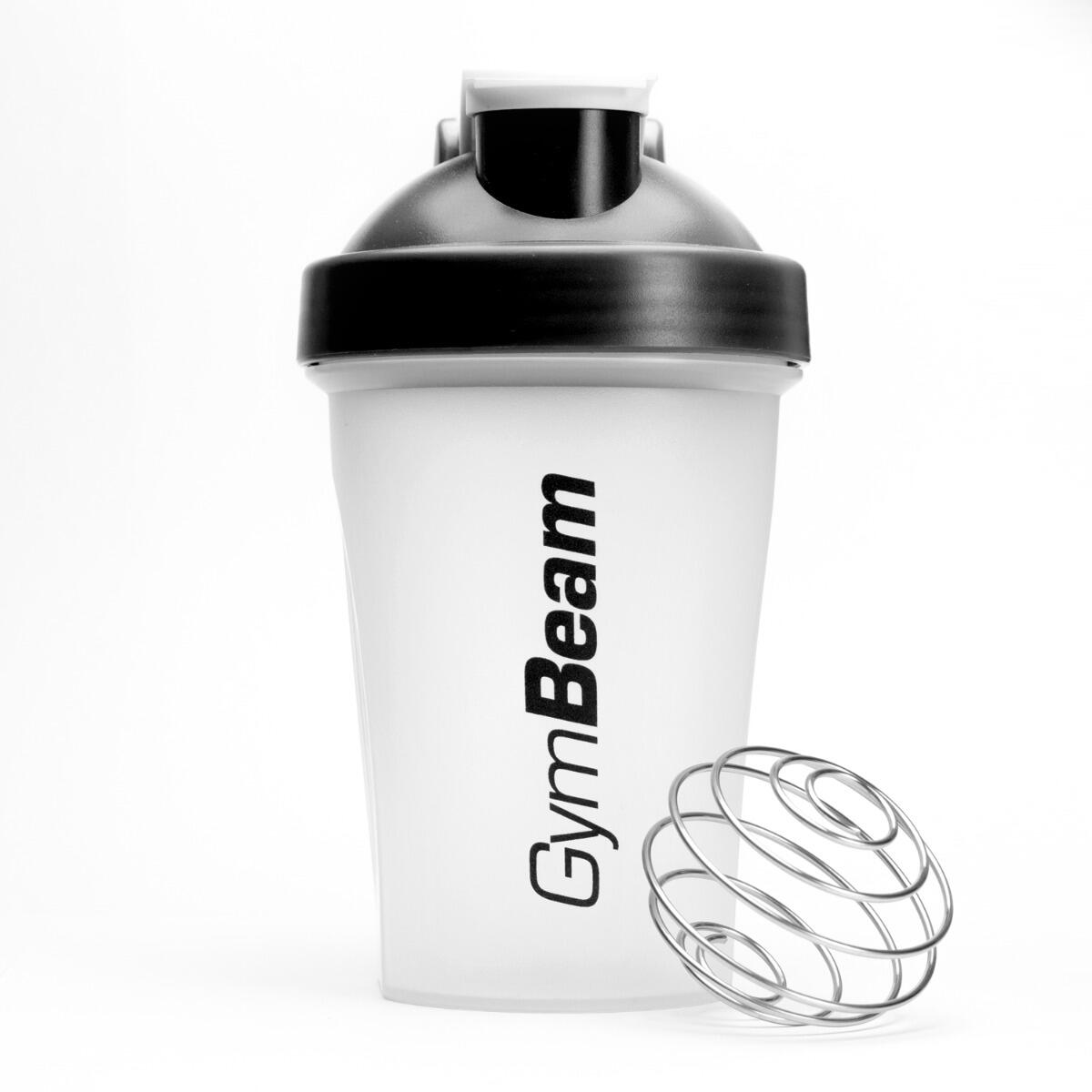 Szejker Blend Bottle przezroczysto-czarny 400 ml GymBeam