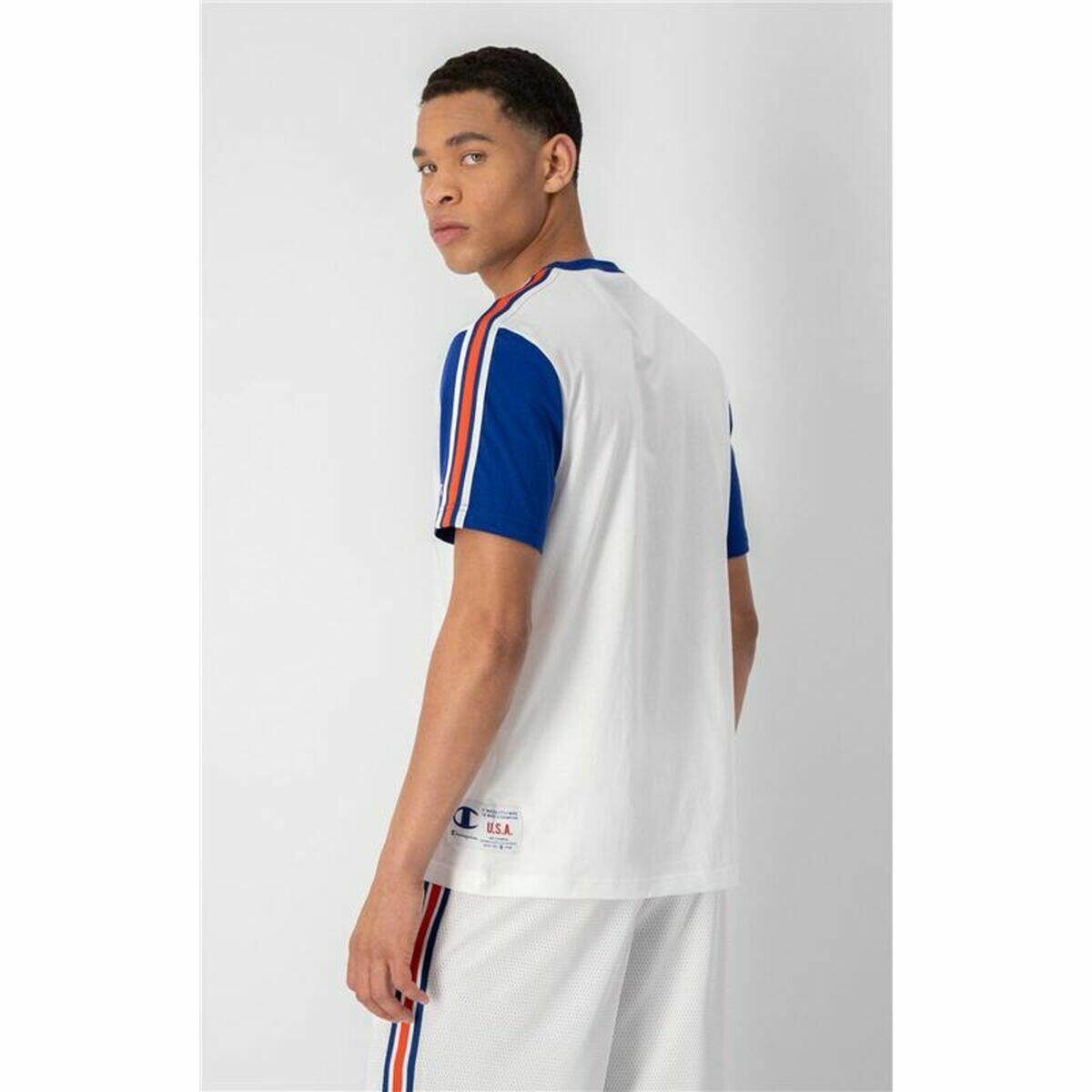T-shirt Champion Crewneck Branco 3/4
