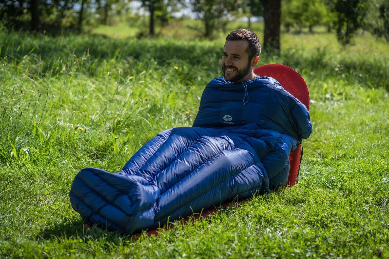 Sacco a pelo modello Teton 560 Quilt 170 Navy - Blu - adulti 4/4