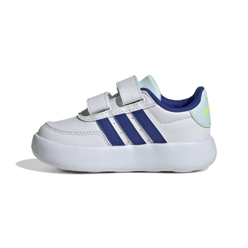 Zapatillas Casual Infantil Para Niños Adidas Breaknet 2.0 CF I Blanco. Ligeras