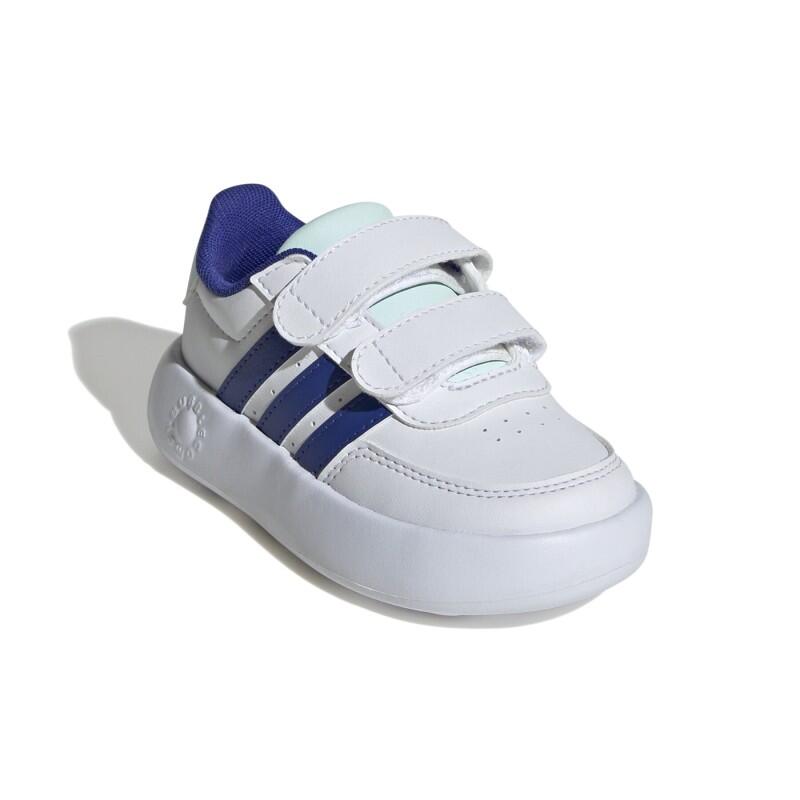 Zapatillas Casual Infantil Para Niños Adidas Breaknet 2.0 CF I Blanco. Ligeras