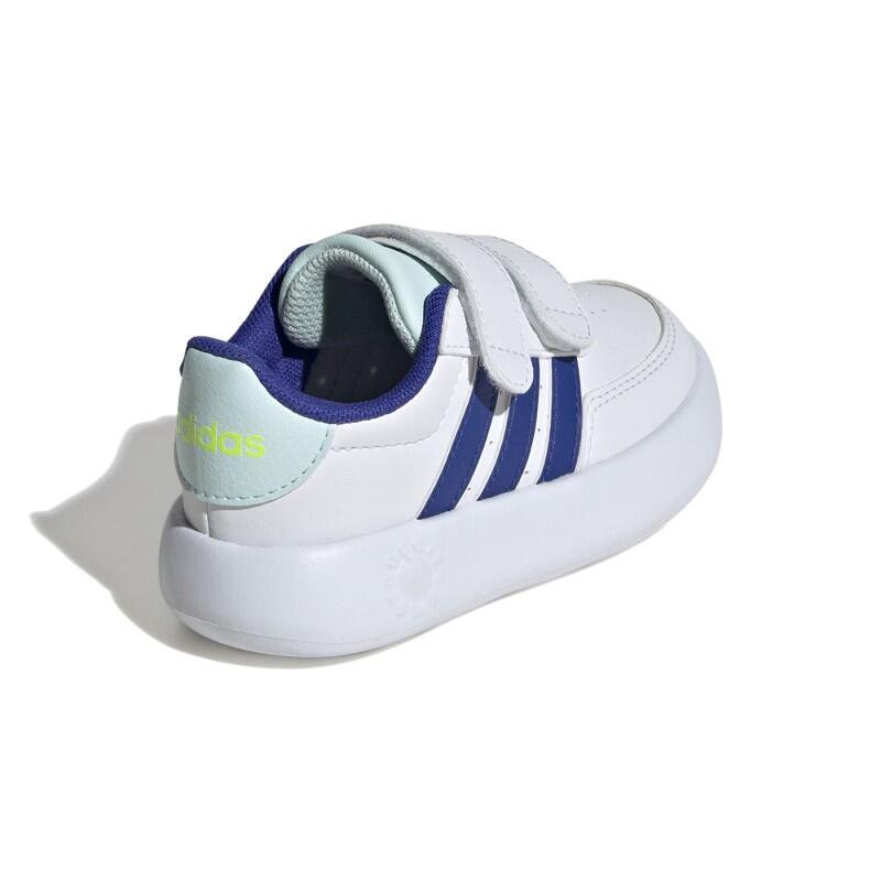 Zapatillas Casual Infantil Para Niños Adidas Breaknet 2.0 CF I Blanco. Ligeras