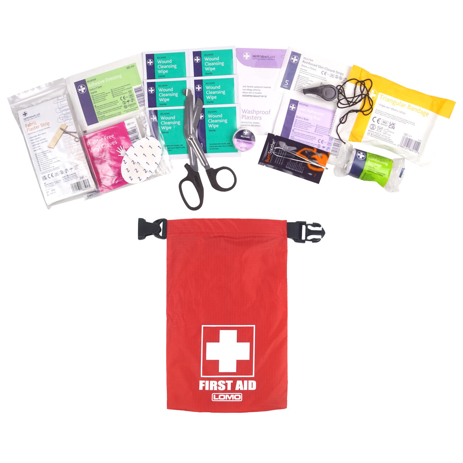 LOMO Lomo Dry Bag First Aid Kit - With Contents