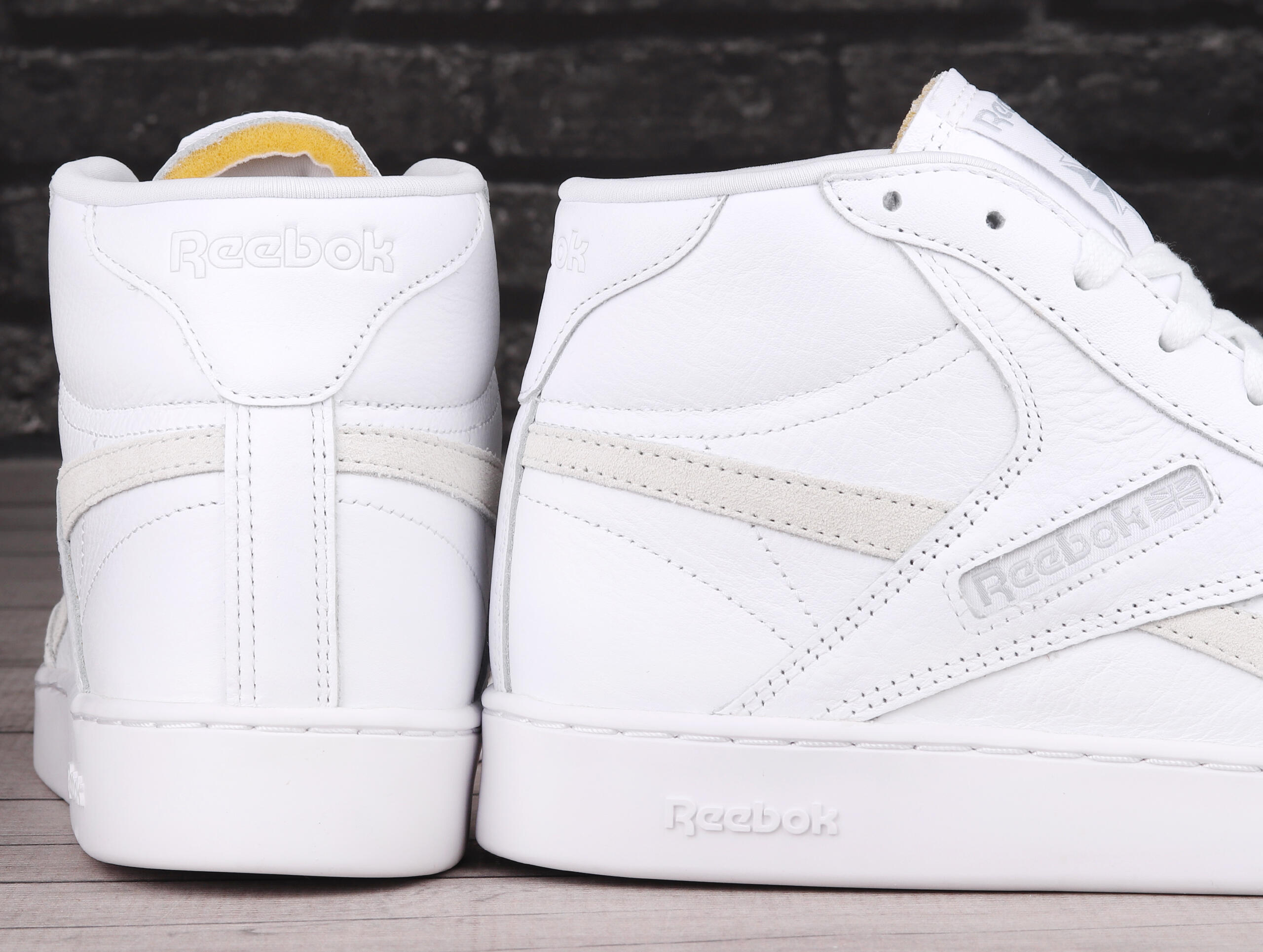 Buty męskie wysokie ze skóry Reebok CLUB C FORM 6/7