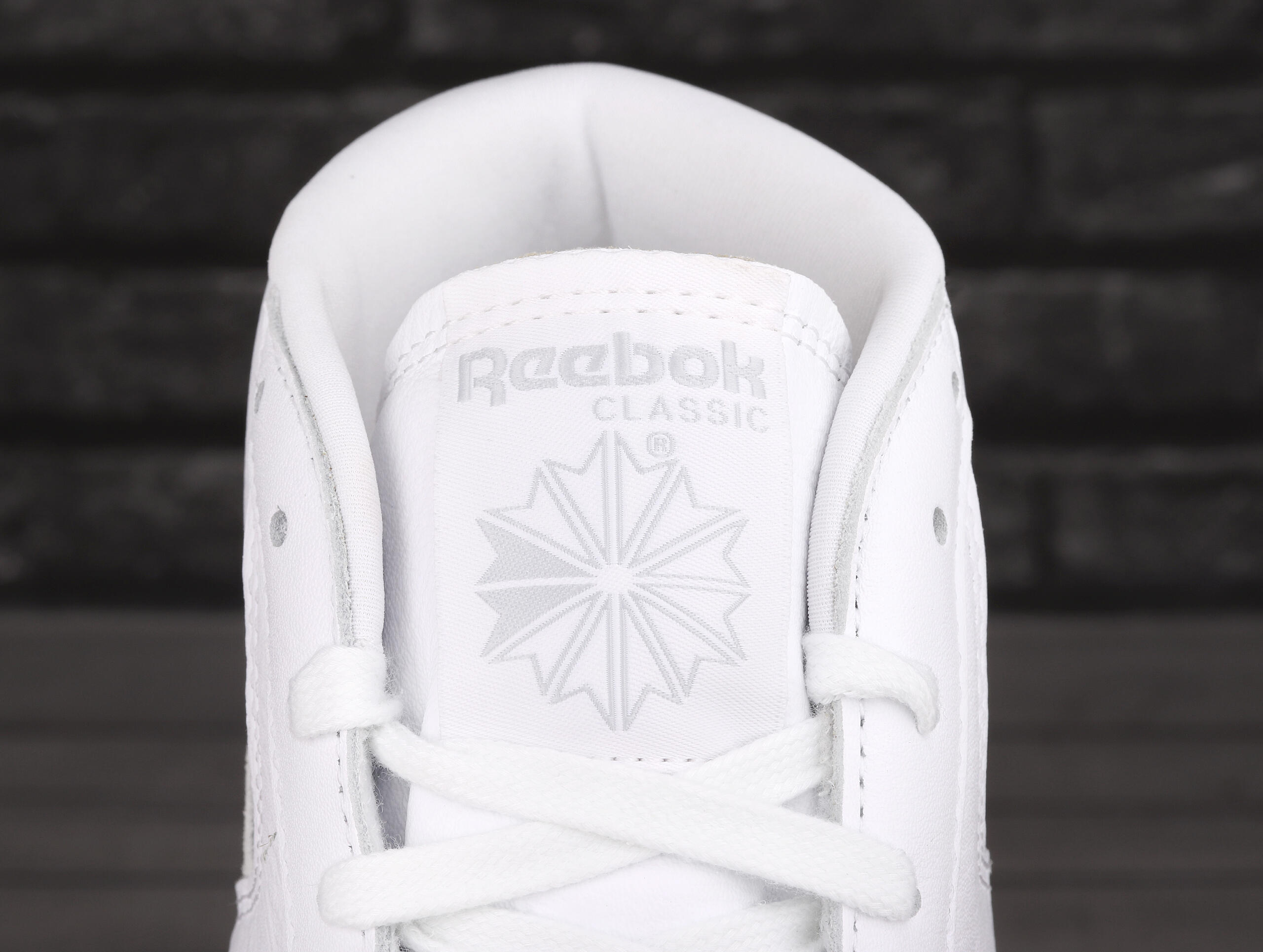 Buty męskie wysokie ze skóry Reebok CLUB C FORM 5/7