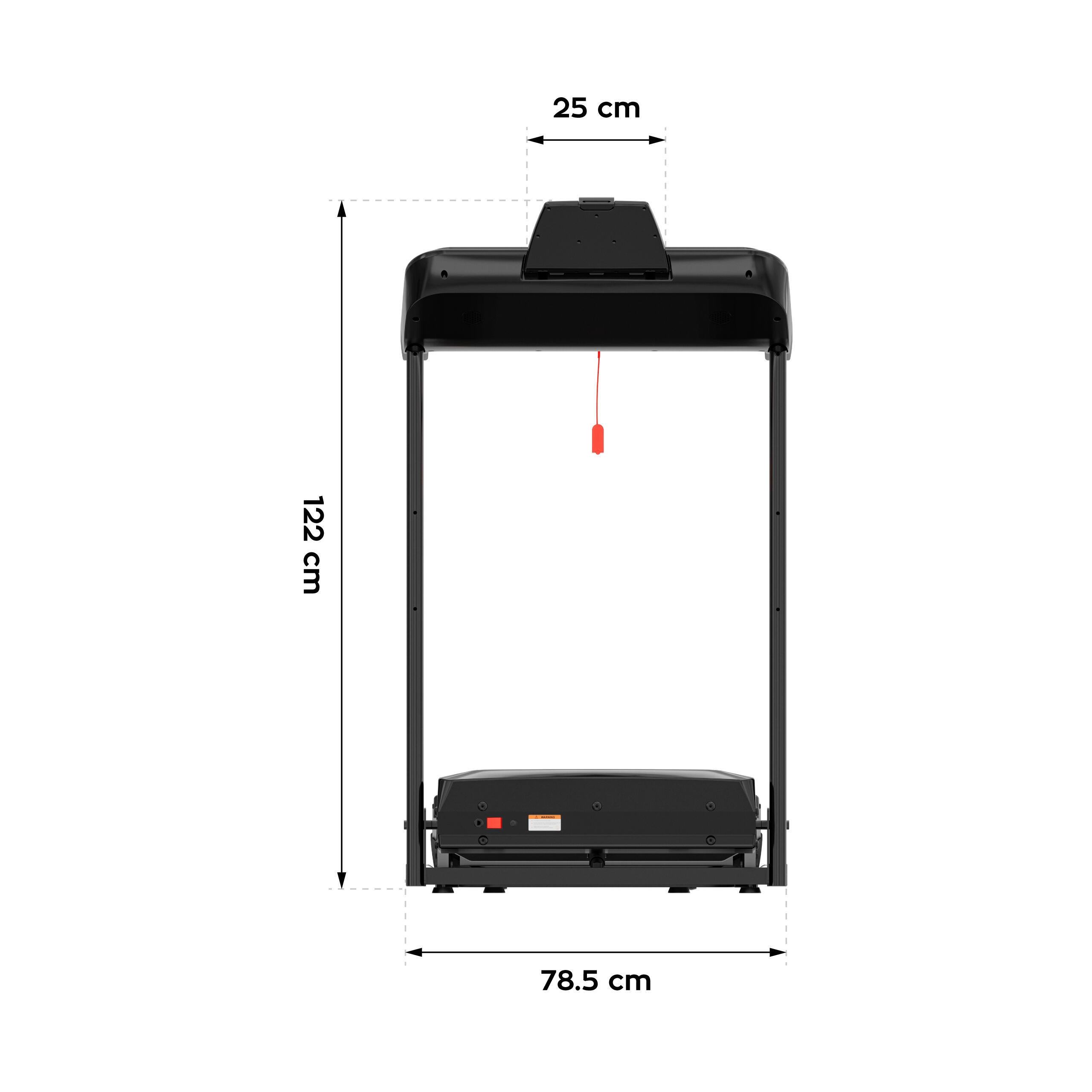 Laufband Impala 55 Athler 14km/h LCD-Display Neigungsverstellung, Transporträder 6/7