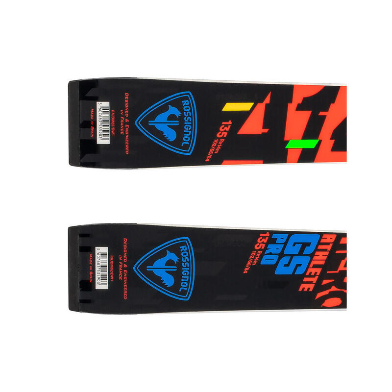Narty gigantowe sportowe dziecięce ROSSIGNOL HERO ATHLETE GS + LOOK SPX 10
