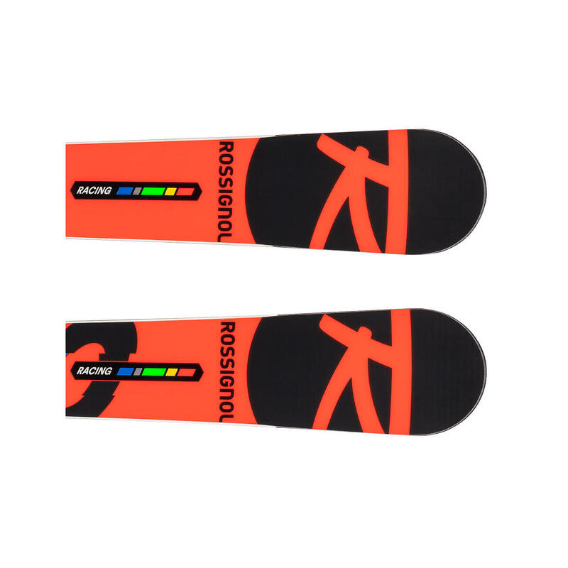 Narty gigantowe sportowe dziecięce ROSSIGNOL ATHLETE GS PRO+ wiązanie LOOK SPX10